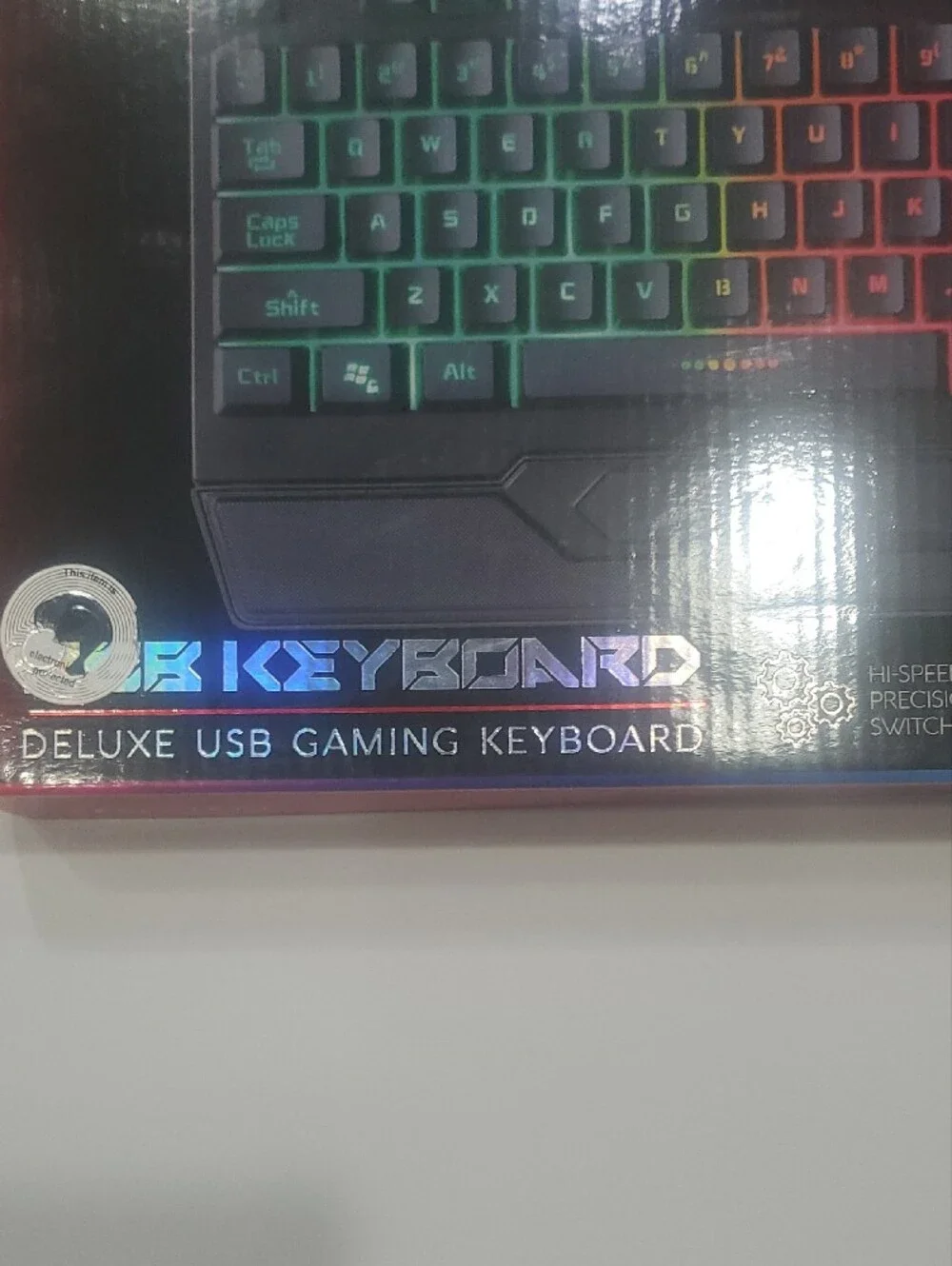 RGB Backlit Gaming Keyboard - Black